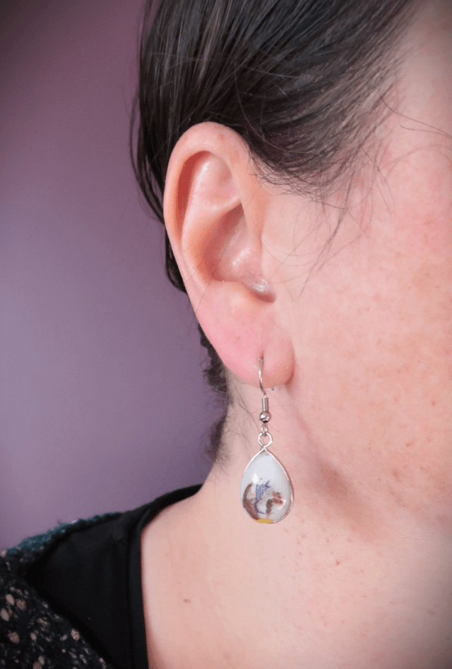 Boucles d'oreilles fleuries Évidence | BO004
