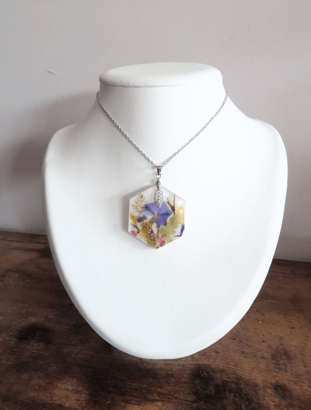 Collier Fleuri Printemps ensoleillé | CO148F