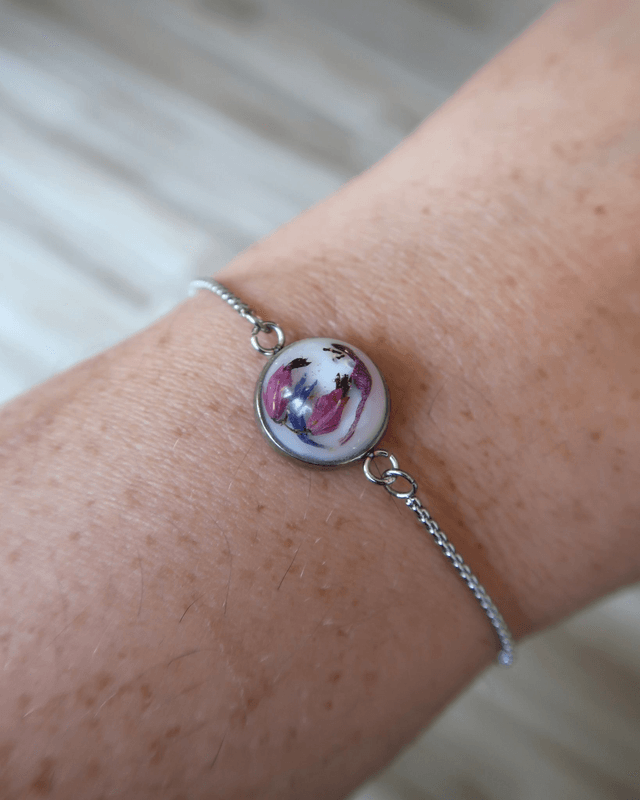 Bracelet chaîne fleuri Naturelle | BR12