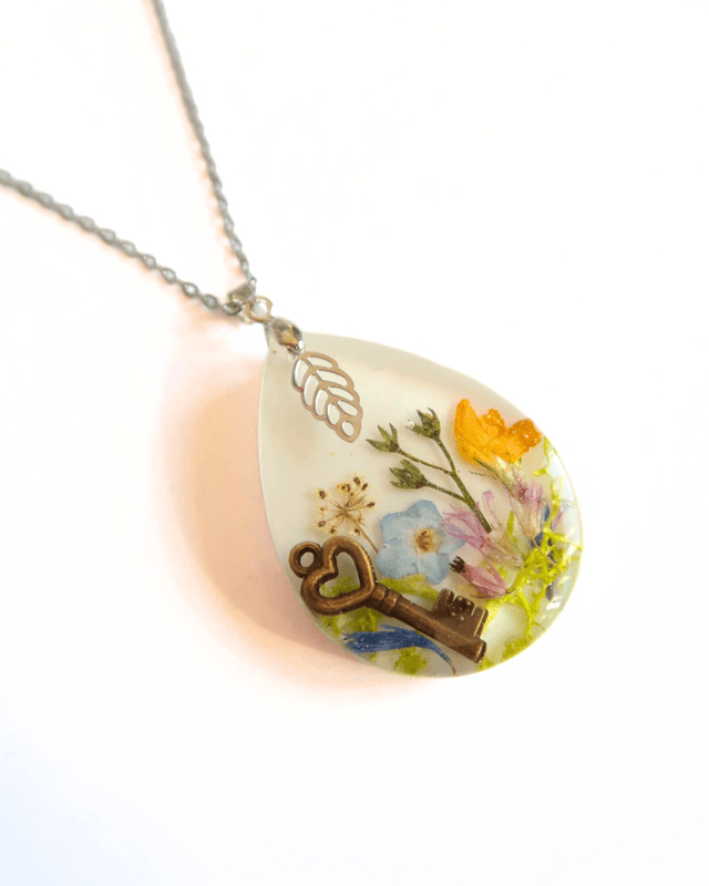 Collier Fleuri Clef des champs | CO023
