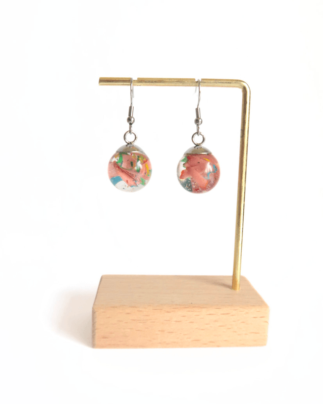 Boucles d'oreilles sphères Créative | BO59