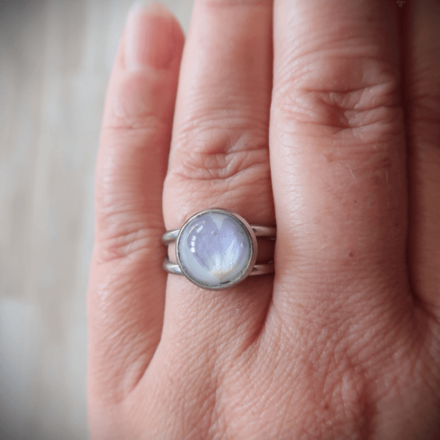 Bague Cœur en fleur | BA022