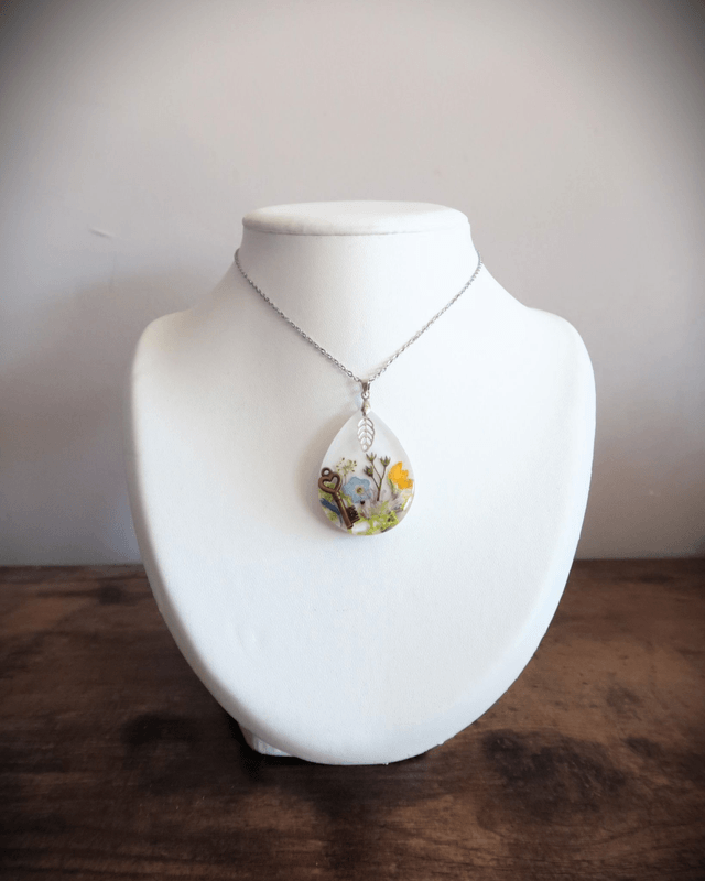Collier Fleuri Clef des champs | CO023