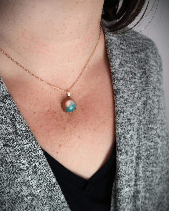Collier onirique P'tite Planète Fauva | CO026