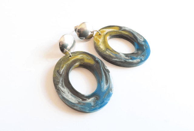 Grandes boucles d'oreilles Virage | BO187A