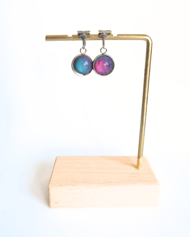 Boucles d'oreilles P'tits Clips Galaxie | BO030
