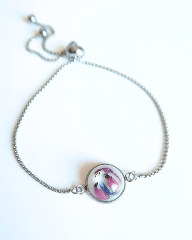 Bracelet chaîne fleuri Naturelle | BR12