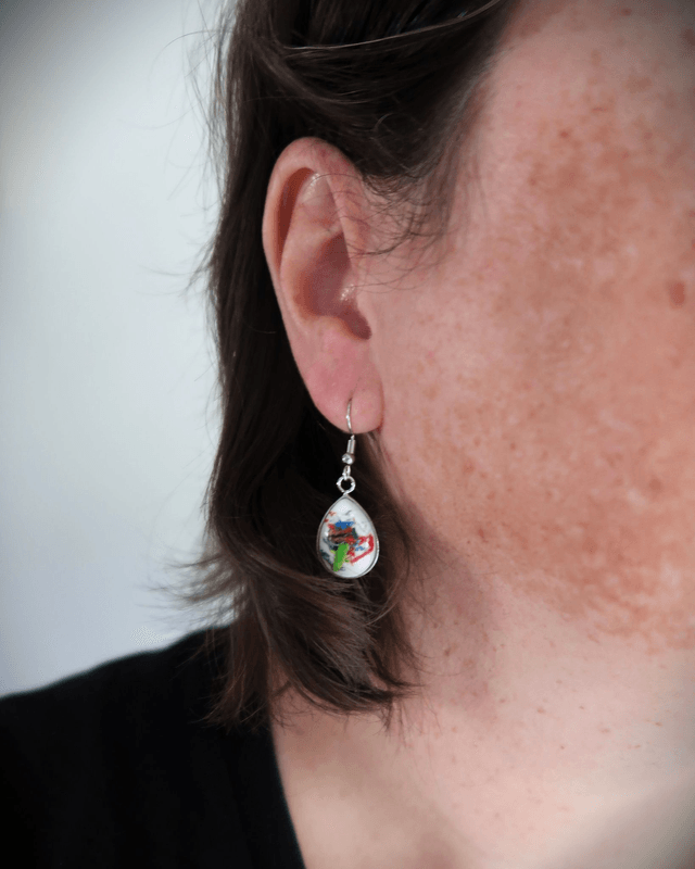 Boucles d'oreilles gouttes Créative | BO127