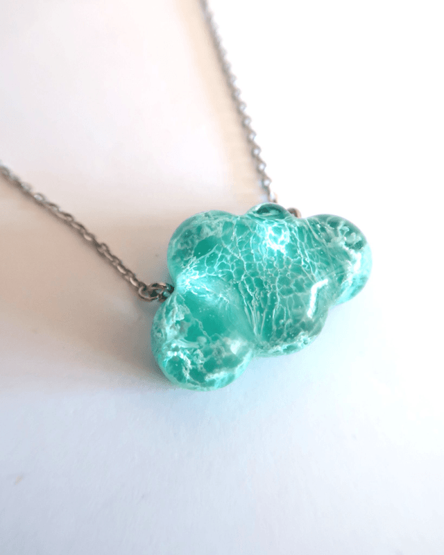 Collier Nuage bleu-glacier | CO280 | Pétri