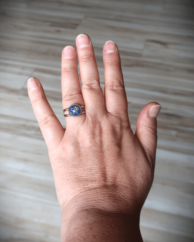 Bague fleurie Délicatesse | BA001 | Ombelles