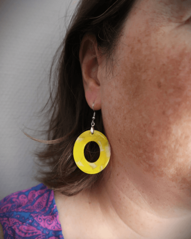 Grandes boucles d'oreilles Lumineuse | BO015