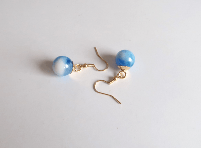 Boucles d'oreilles Sphères Nuage | BO228A