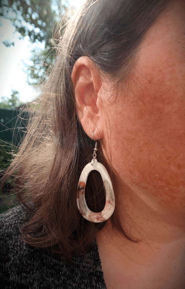 Grandes Boucles d'oreilles fleuries Champêtre | BO247F