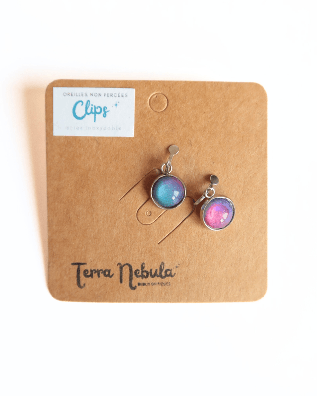 Boucles d'oreilles P'tits Clips Galaxie | BO030