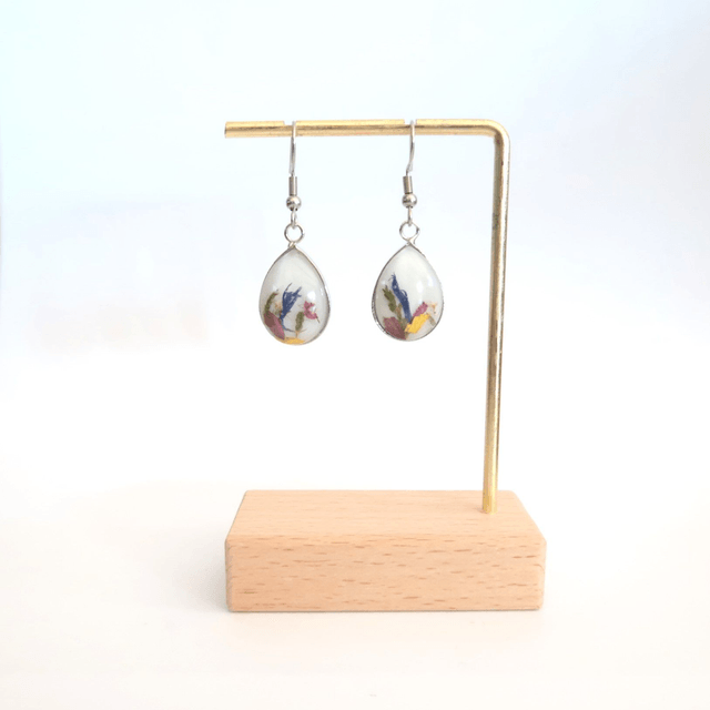Boucles d'oreilles fleuries Évidence | BO004