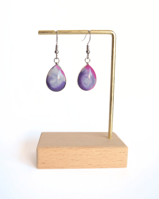 Boucles d'oreilles gouttes Supernova | BO026