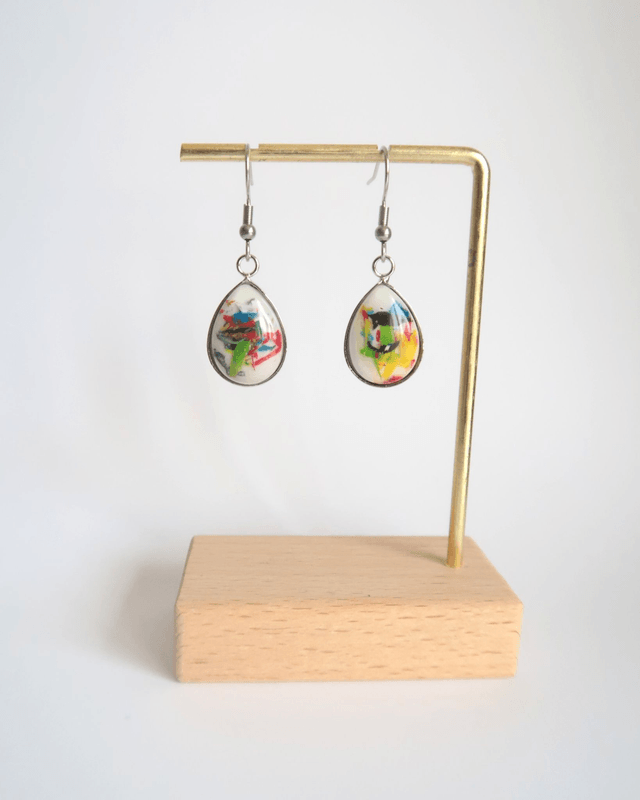 Boucles d'oreilles gouttes Créative | BO127