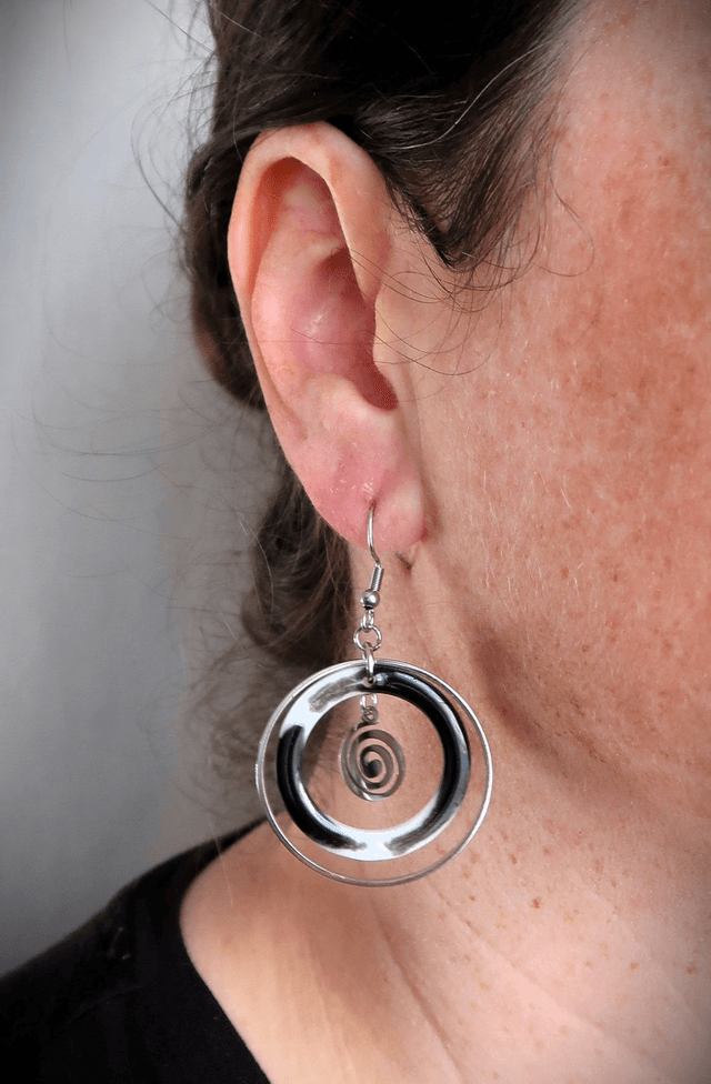 Grandes boucles d'oreilles Hypnos | BO118A