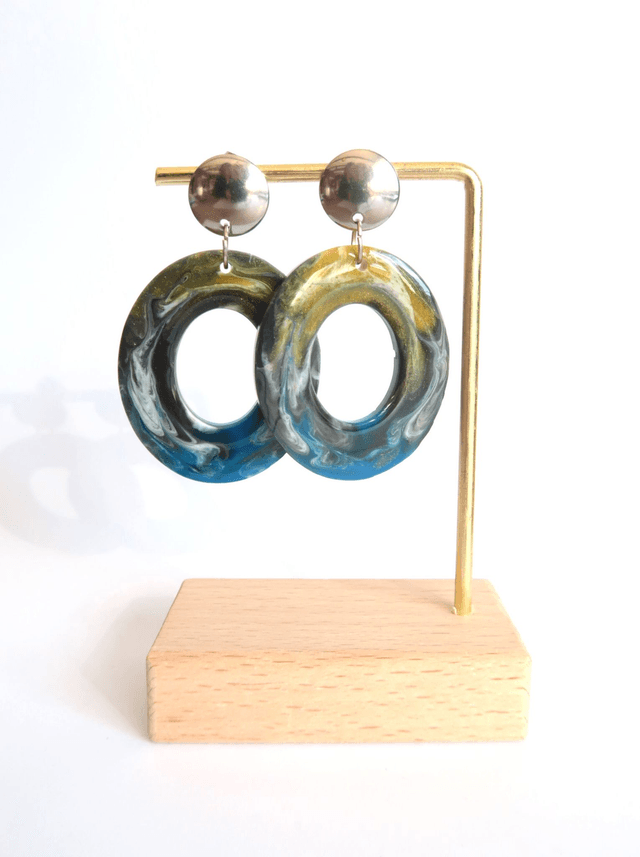 Grandes boucles d'oreilles Virage | BO187A