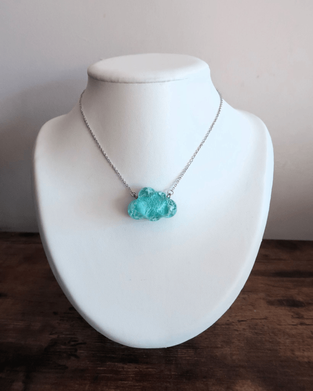 Collier Nuage bleu-glacier | CO280 | Pétri