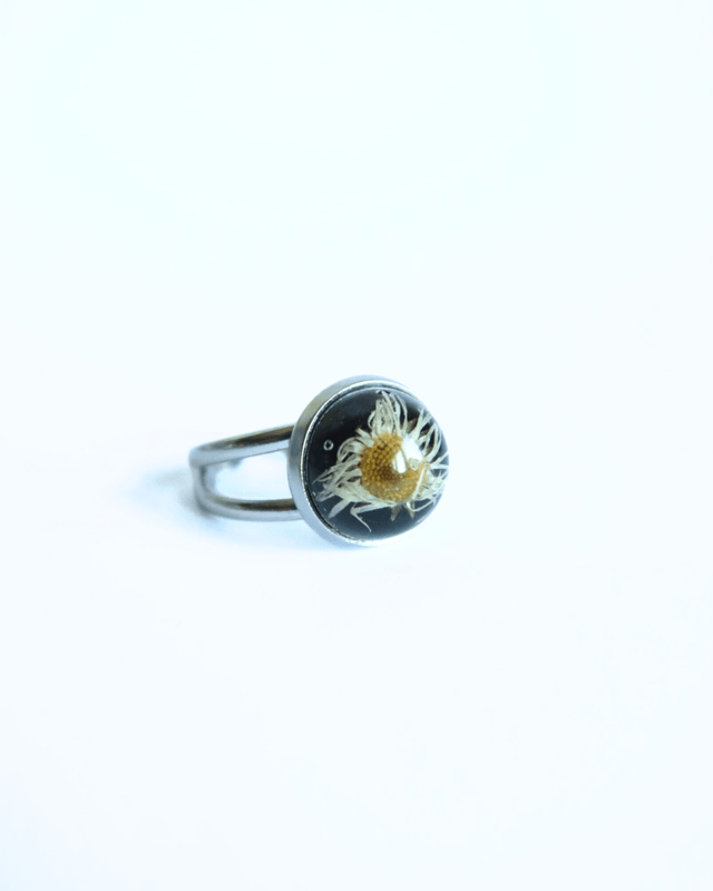 Bague fleurie Pâquerette | BA025