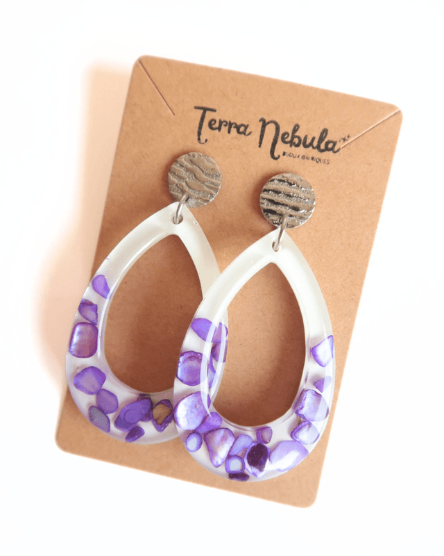 Grandes boucles d'oreilles Amphitrite | BO011