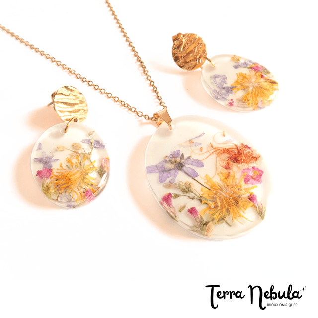 Parure fleurie Ostara | PA214F
