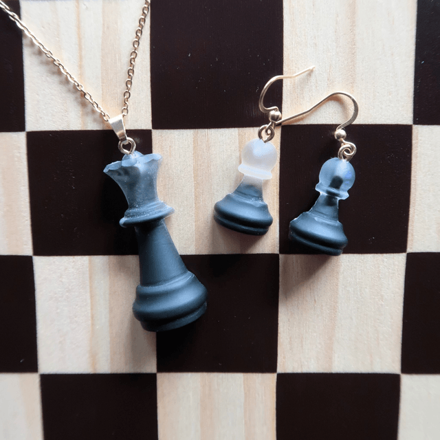 Parure Pions & Reine Echecs | PA259