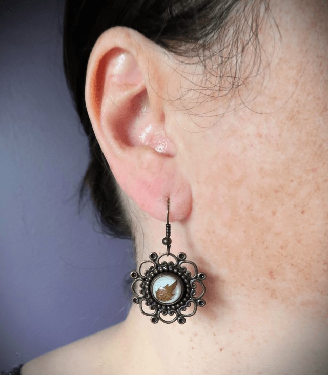 Boucles d'oreilles Hécate Feuilles | BO117F