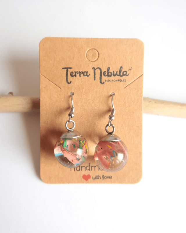 Boucles d'oreilles sphères Créative | BO59