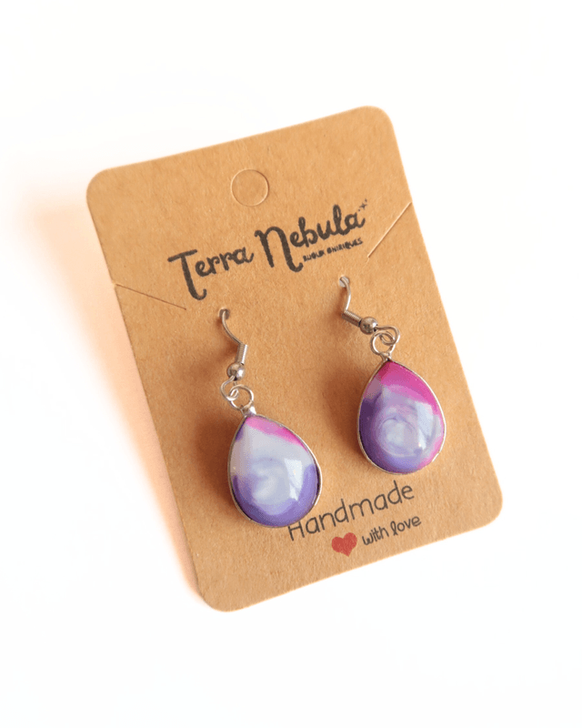 Boucles d'oreilles gouttes Supernova | BO026
