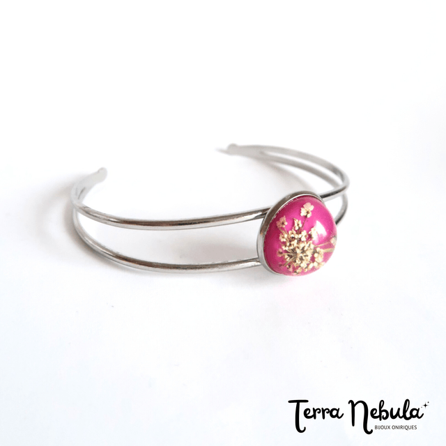 Bracelet fleuri Pep's (rose) | BR06 | Ombelles