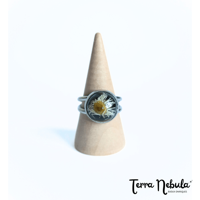 Bague fleurie Pâquerette | BA025