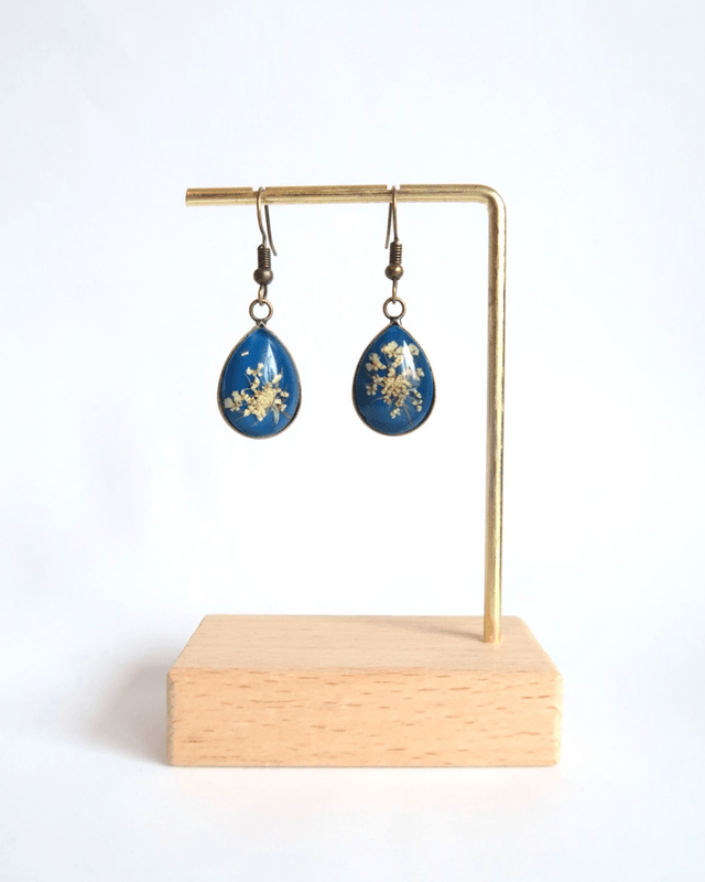 Boucles d'oreilles gouttes Renouveau | BO225 | Ombelles