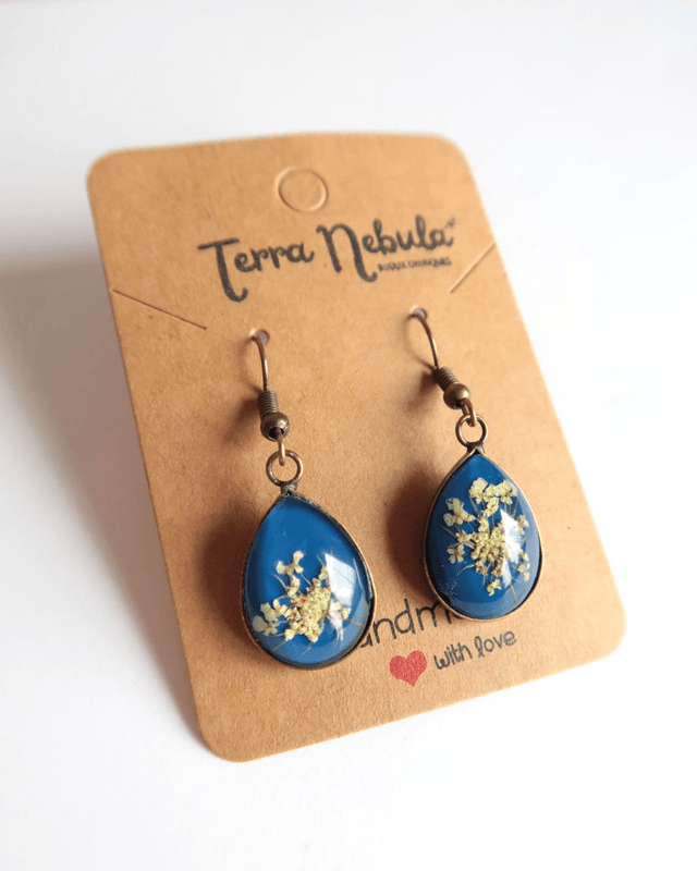 Boucles d'oreilles gouttes Renouveau | BO225 | Ombelles