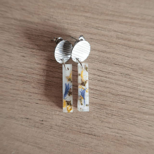 Boucles d'oreilles Fleuries Balade champêtre | BO003F