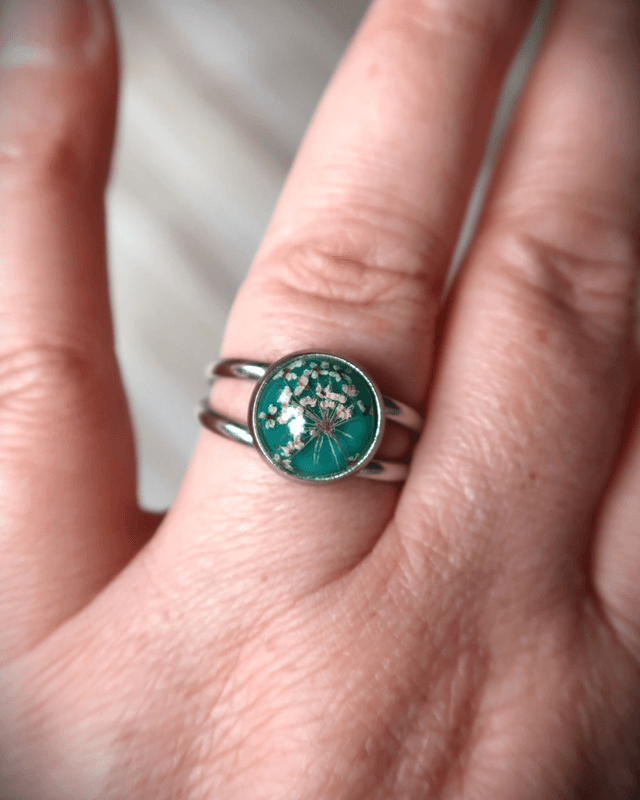 Bague fleurie Enchantement | BA002 | Ombelles