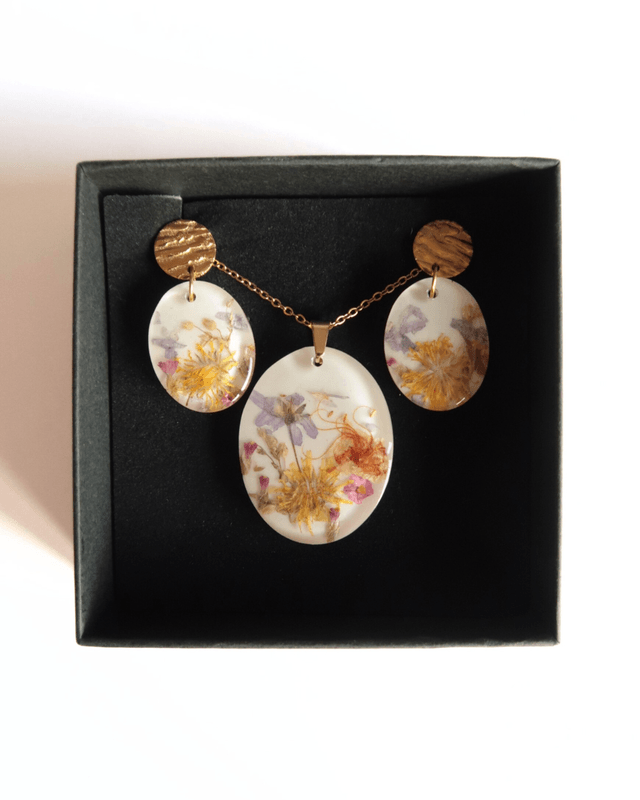 Parure fleurie Ostara | PA214F