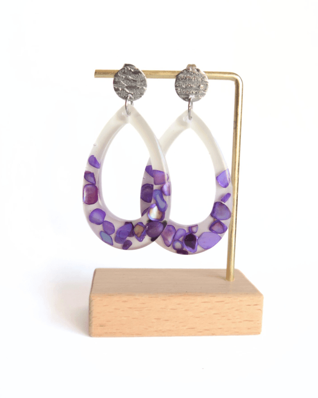Grandes boucles d'oreilles Amphitrite | BO011