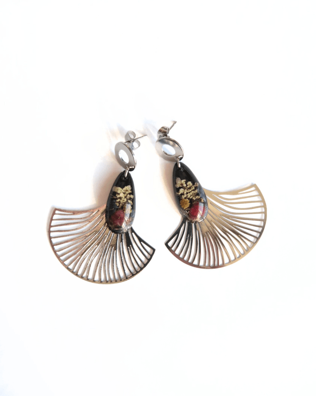 Boucles d'oreilles fleuries Elégance | BO195