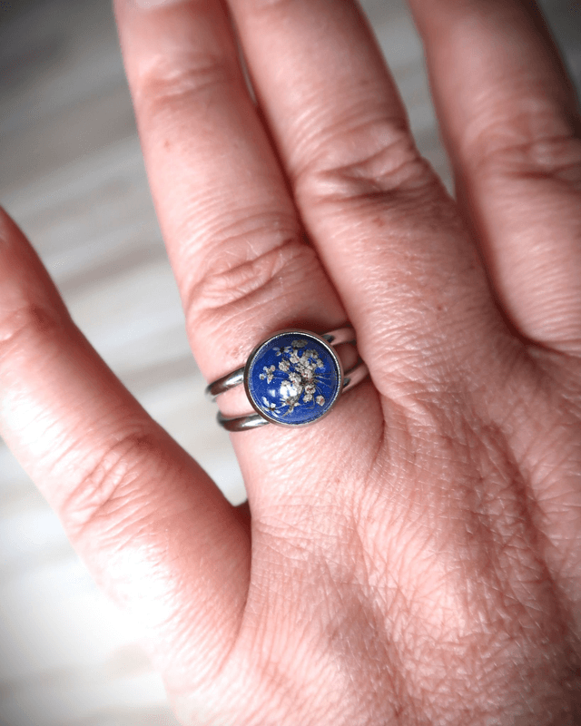 Bague fleurie Délicatesse | BA001 | Ombelles