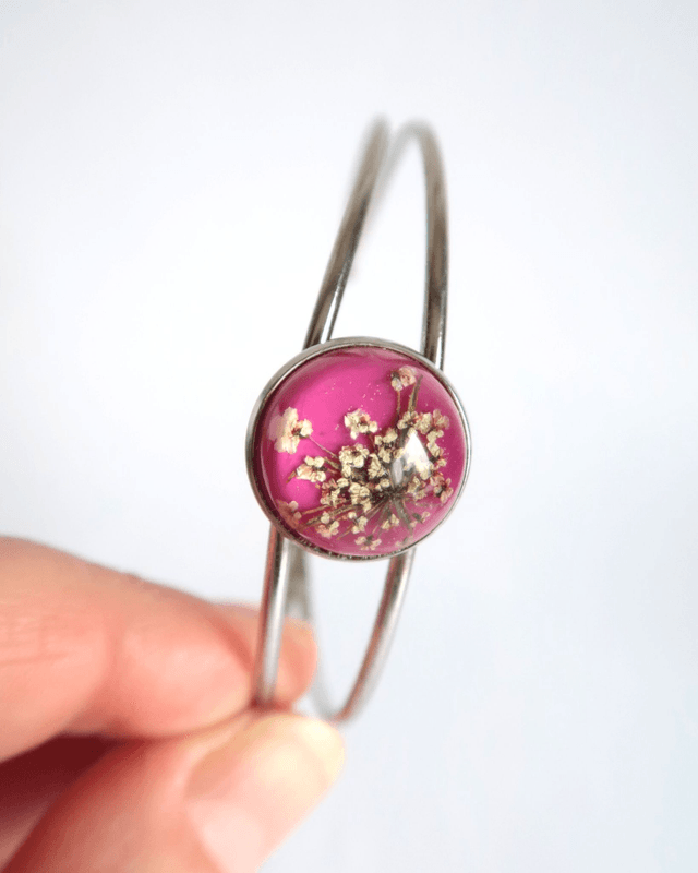 Bracelet fleuri Pep's (rose) | BR06 | Ombelles