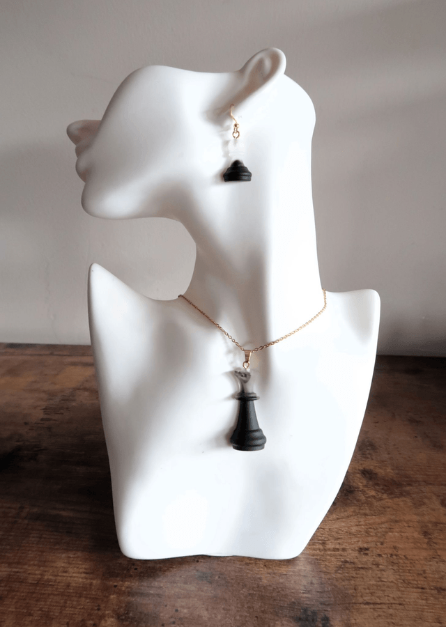 Parure Pions & Reine Echecs | PA259