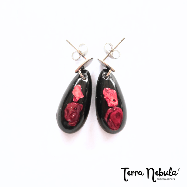 Boucles d'oreilles Reflets chatoyants| BO273
