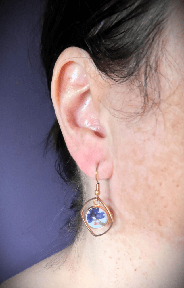 Boucles d'oreilles Hermès petites fleurs| BO122F