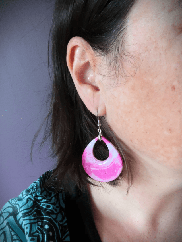 Grandes boucles d'oreilles Muse RÉVERSIBLES | BO186A