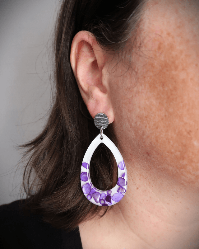 Grandes boucles d'oreilles Amphitrite | BO011