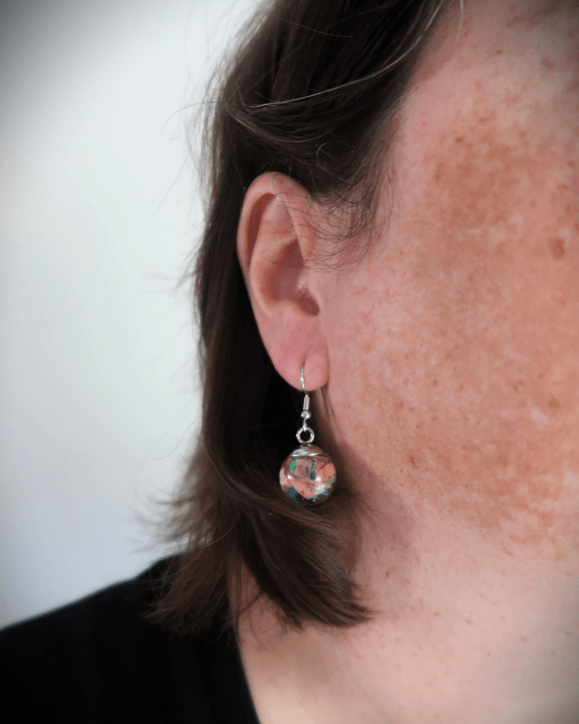 Boucles d'oreilles sphères Créative | BO59