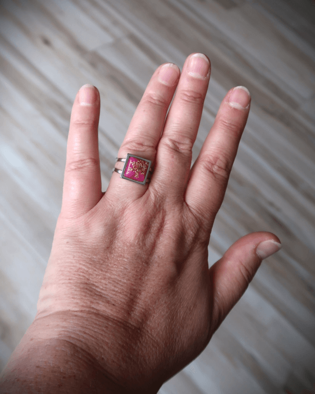 Bague fleurie Pep's | BA020