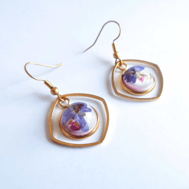 Boucles d'oreilles Hermès petites fleurs| BO122F